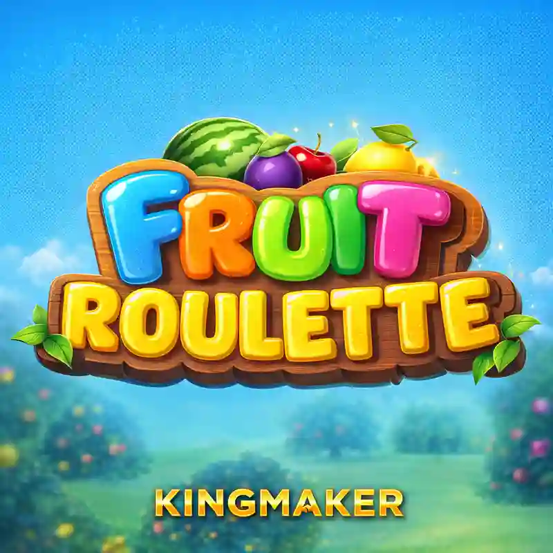 Fruit Roulette game banner sa vk333 online casino
